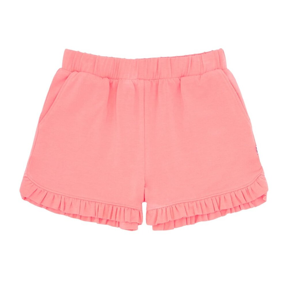 Coral Ruffle Shorts - 3T